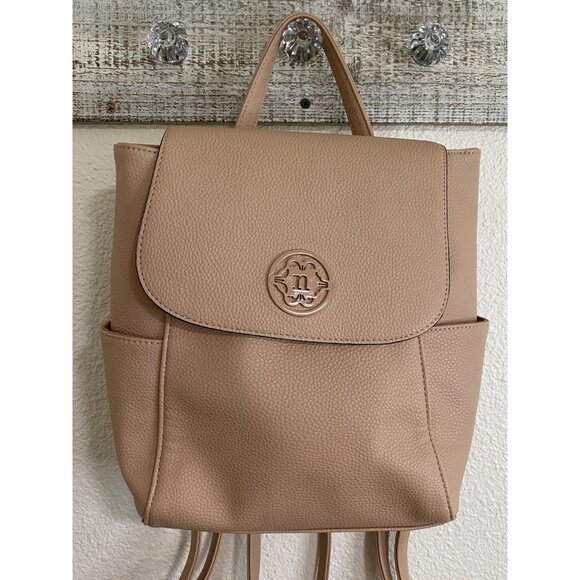 Nanette Lepore Pebbled Vegan Leather Backpack Light Pink - Picture 3 of 16